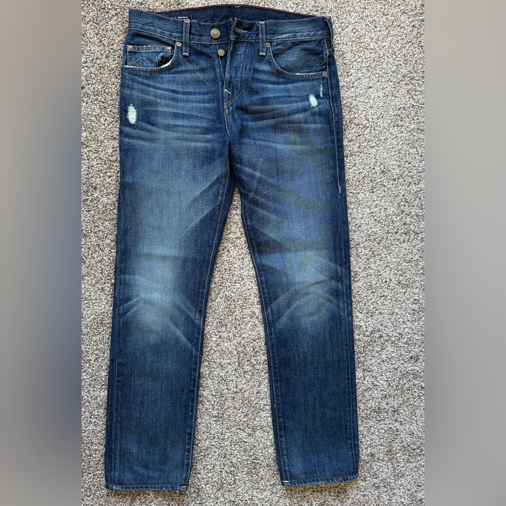 True Religion Dark Blue Slim Straight Jeans